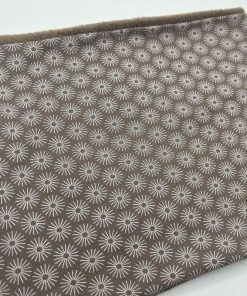 Alternative view of Beige and White Windmills Fleece Lined Neckwarmer