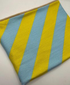 Alternative view of Yellow and Sky Blue Fleece Lined Neckwarmer
