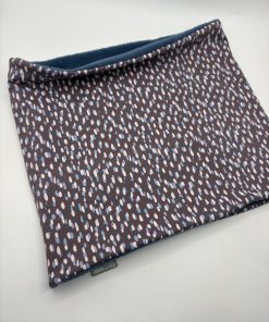 Alternative view of Denim Blue Fleck Fleece Lined Neckwarmer