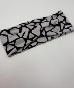 Black and Grey Geo Bandana