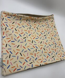 Cream with Coloured Sprinkles Fleece Lined Neckwarmer - Image 2