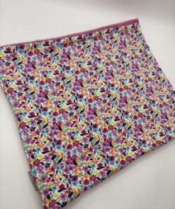 Alternative view of Pink and Green Flowers Fleece Lined Neckwarmer