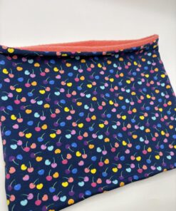 Navy and Coloured Balloon Fleece Lined Neckwarmer - Image 2
