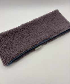 Alternative view of Purple Teddy and Denim Fleece Reversible Headband